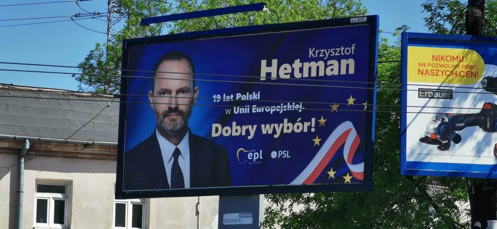 Krzysztof Hetman billboard baner
